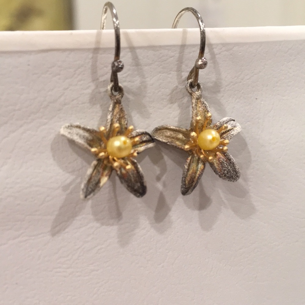 Michael Michaud Orange Blossom Earrings